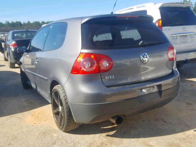 WVWEV71K07W135342 - 2007 VOLKSWAGEN NEW GTI SILVER photo 3