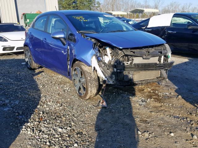 KNADN5A30D6135018 - 2013 KIA RIO EX BLUE photo 1