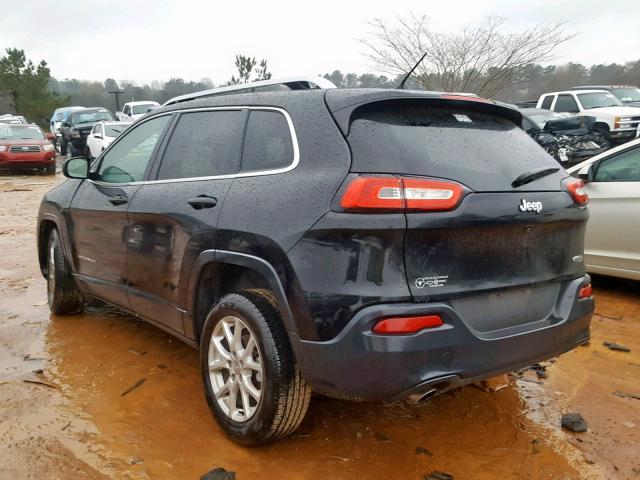 1C4PJLCB9FW706609 - 2015 JEEP CHEROKEE L BLACK photo 3