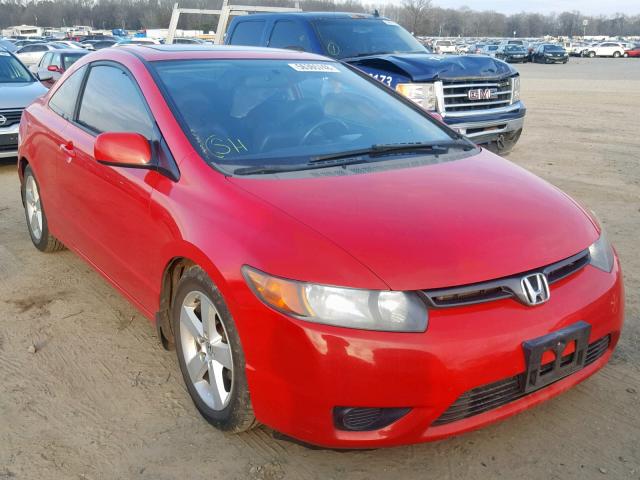 2HGFG12918H537069 - 2008 HONDA CIVIC EXL RED photo 1