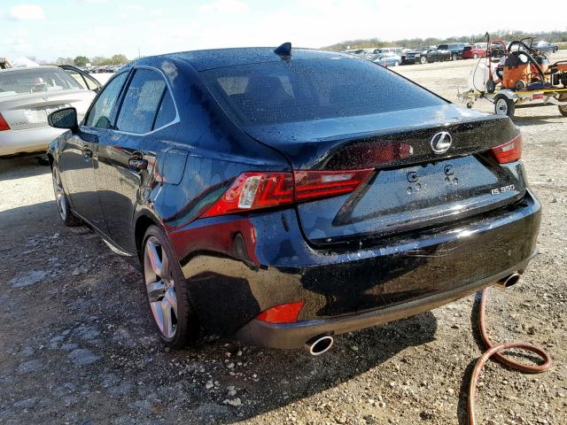 JTHBE1D24E5000622 - 2014 LEXUS IS 350 BLACK photo 3