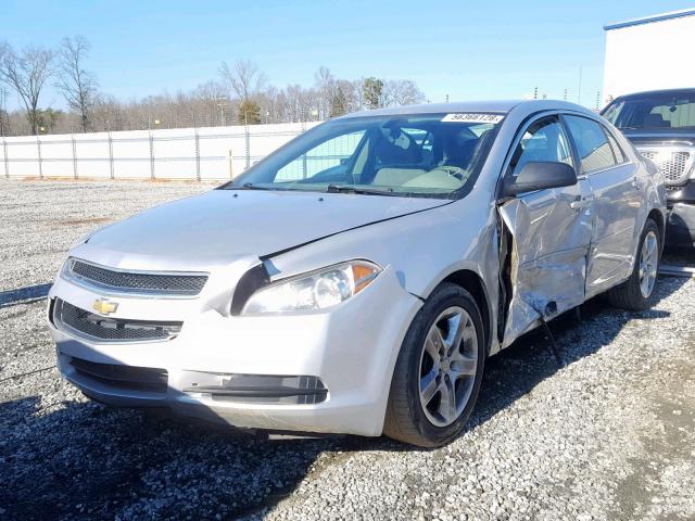 1G1ZB5E0XCF246121 - 2012 CHEVROLET MALIBU LS SILVER photo 2