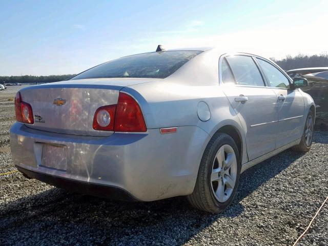 1G1ZB5E0XCF246121 - 2012 CHEVROLET MALIBU LS SILVER photo 4