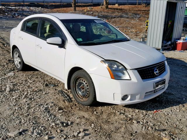 3N1AB61E88L670618 - 2008 NISSAN SENTRA 2.0 WHITE photo 1