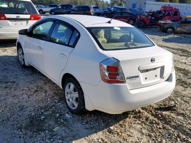 3N1AB61E88L670618 - 2008 NISSAN SENTRA 2.0 WHITE photo 3