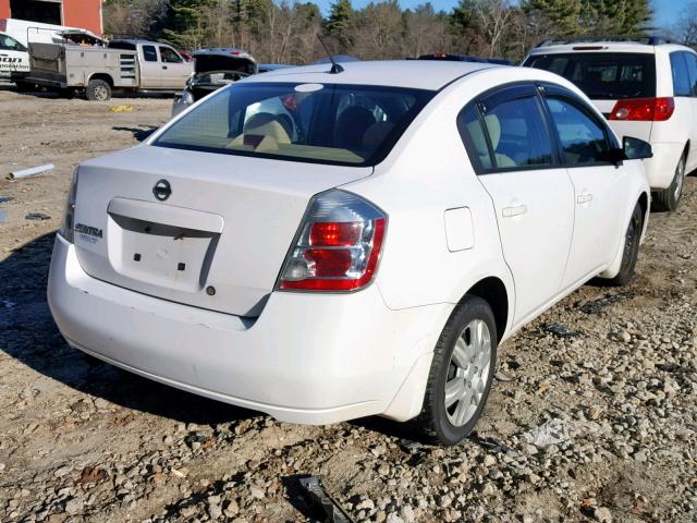 3N1AB61E88L670618 - 2008 NISSAN SENTRA 2.0 WHITE photo 4