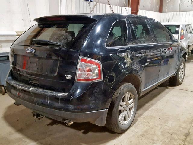 2FMDK48C08BA62778 - 2008 FORD EDGE SEL BLACK photo 4