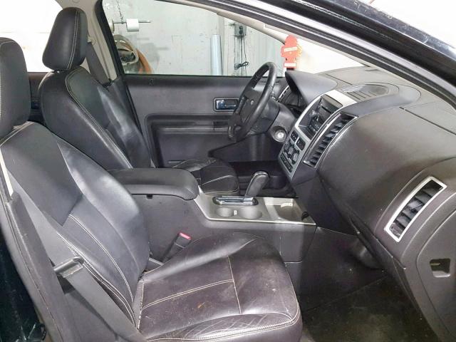 2FMDK48C08BA62778 - 2008 FORD EDGE SEL BLACK photo 5