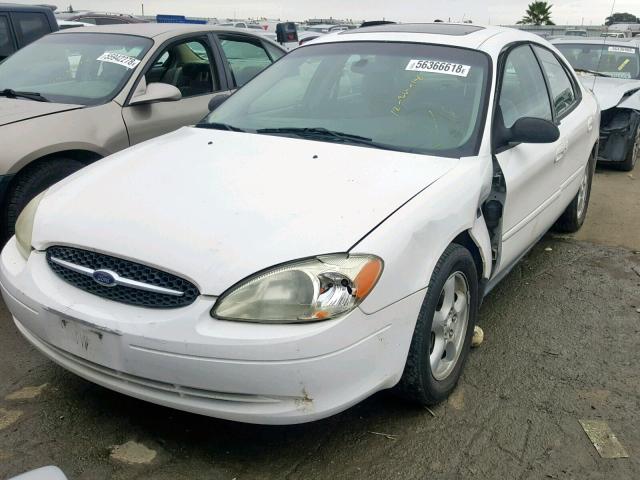 1FAFP55S73A245394 - 2003 FORD TAURUS SES WHITE photo 2