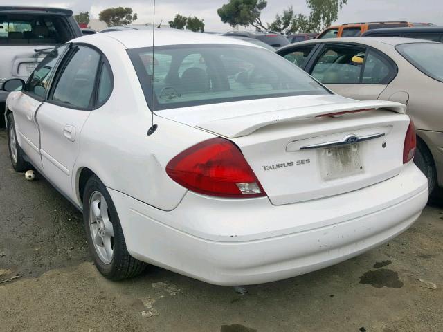 1FAFP55S73A245394 - 2003 FORD TAURUS SES WHITE photo 3