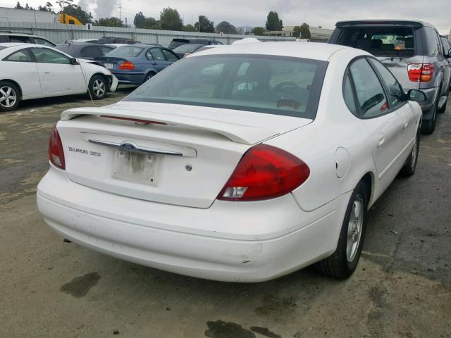 1FAFP55S73A245394 - 2003 FORD TAURUS SES WHITE photo 4