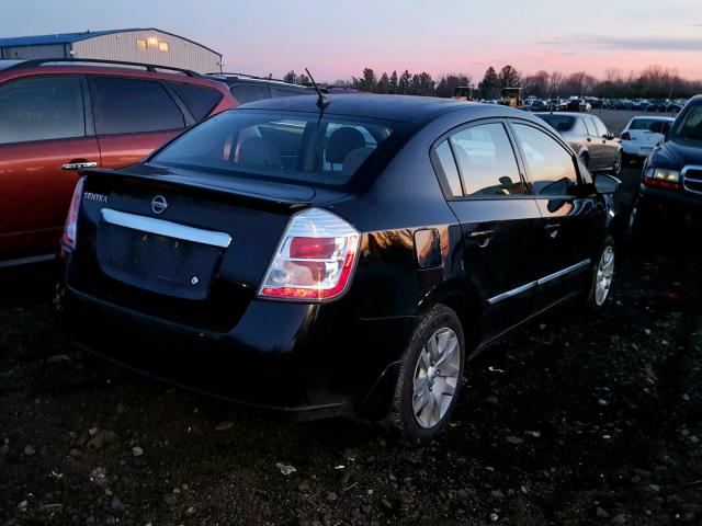 3N1AB6AP7CL661421 - 2012 NISSAN SENTRA 2.0 BLACK photo 4