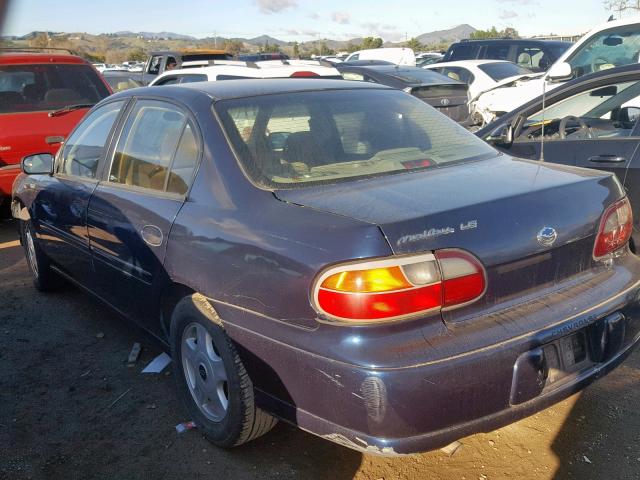 1G1NE52J216163718 - 2001 CHEVROLET MALIBU LS 蓝色 照片 3