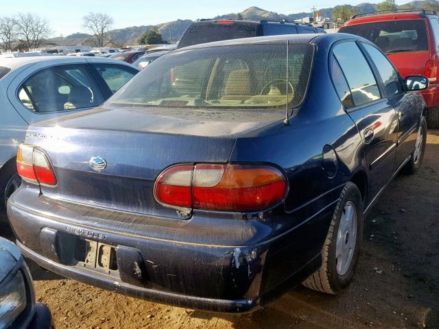 1G1NE52J216163718 - 2001 CHEVROLET MALIBU LS 蓝色 照片 4