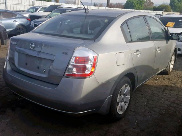 3N1AB61EX9L646113 - 2009 NISSAN SENTRA 2.0 SILVER photo 4