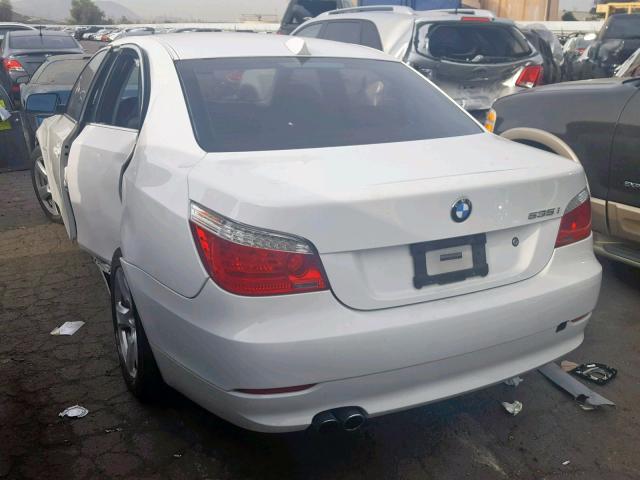 WBANW13588CZ83454 - 2008 BMW 535 I WHITE photo 3