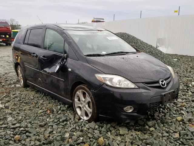 JM1CR293380326351 - 2008 MAZDA 5 BLACK photo 1