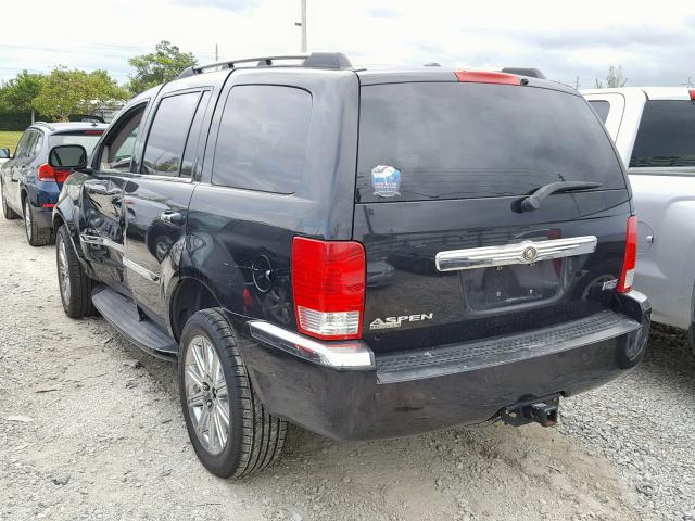 1A8HX58217F543357 - 2007 CHRYSLER ASPEN LIMI BLACK photo 3