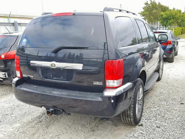 1A8HX58217F543357 - 2007 CHRYSLER ASPEN LIMI BLACK photo 4