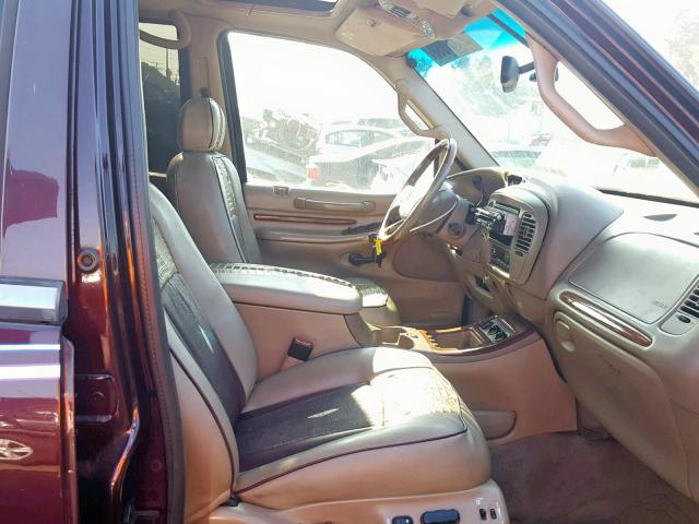 5LMEU27R11LJ15483 - 2001 LINCOLN NAVIGATOR 紫色 照片 5