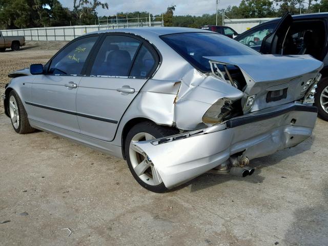 WBAEV53432KM00755 - 2002 BMW 330 I SILVER photo 3