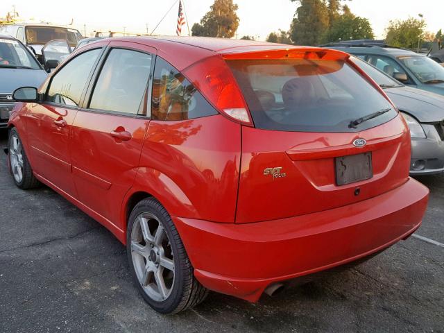 3FAHP30564R115922 - 2004 FORD FOCUS ZX5 RED photo 3