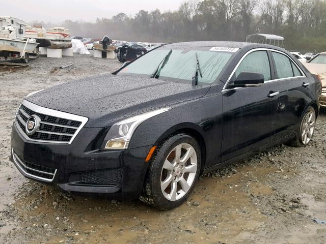 1G6AB5RX0D0153255 - 2013 CADILLAC ATS LUXURY BLACK photo 2