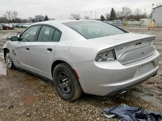 2C3CDXKT4JH189173 - 2018 DODGE CHARGER PO SILVER photo 3