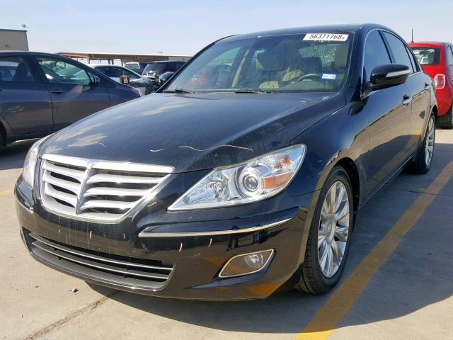 KMHGC46E29U025905 - 2009 HYUNDAI GENESIS 3. BLACK photo 2