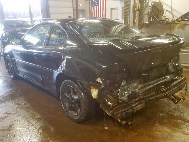 1G2NW12E12C313325 - 2002 PONTIAC GRAND AM G BLACK photo 3