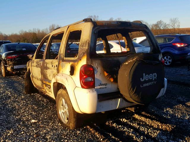 1J4GL58K04W132598 - 2004 JEEP LIBERTY LI WHITE photo 3