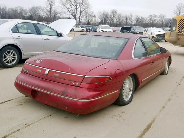 1LNLM91VXRY705110 - 1994 LINCOLN MARK VIII RED photo 4