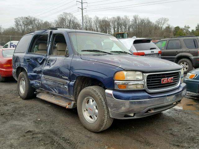 1GKEK13T21J115761 - 2001 GMC YUKON BLUE photo 1