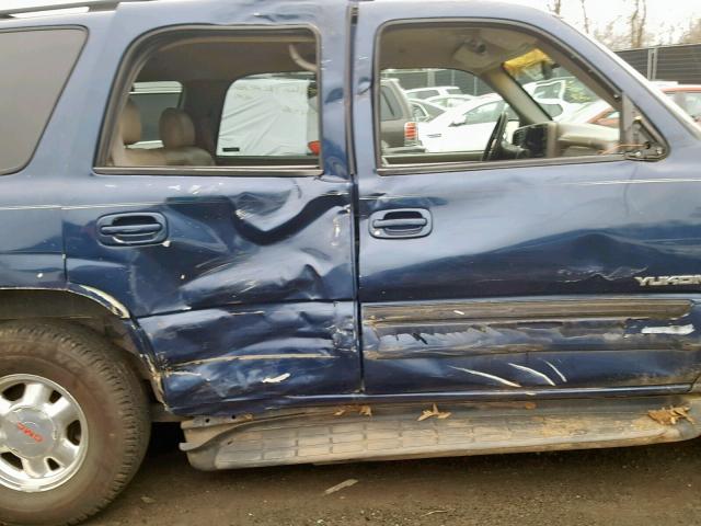 1GKEK13T21J115761 - 2001 GMC YUKON BLUE photo 9