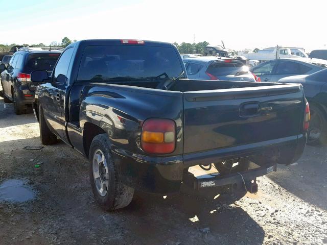 1GCEC14V51Z224998 - 2001 CHEVROLET SILVERADO BLACK photo 3