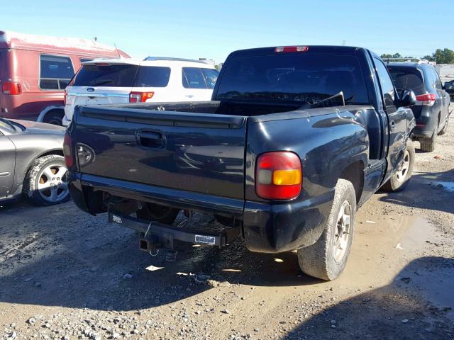 1GCEC14V51Z224998 - 2001 CHEVROLET SILVERADO BLACK photo 4