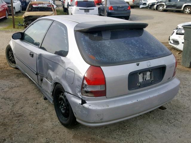 2HGEJ6343TH103628 - 1996 HONDA CIVIC DX SILVER photo 3