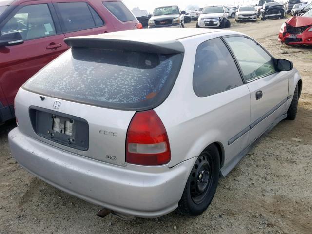 2HGEJ6343TH103628 - 1996 HONDA CIVIC DX SILVER photo 4