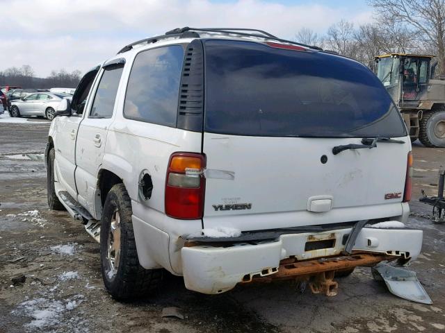 1GKEK63U43J250099 - 2003 GMC YUKON DENA WHITE photo 3