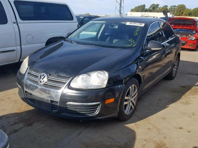 3VWST71K06M624781 - 2006 VOLKSWAGEN JETTA TDI BLACK photo 2