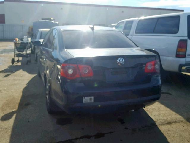 3VWST71K06M624781 - 2006 VOLKSWAGEN JETTA TDI BLACK photo 3