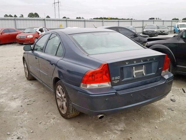 YV1RS592292734833 - 2009 VOLVO S60 2.5T BLUE photo 3