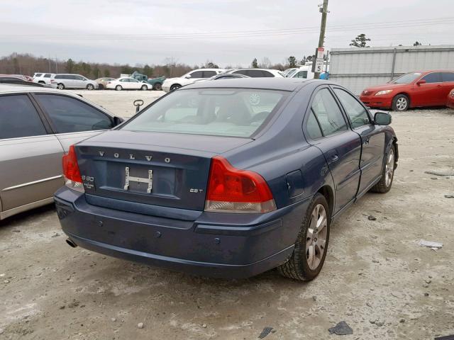 YV1RS592292734833 - 2009 VOLVO S60 2.5T BLUE photo 4