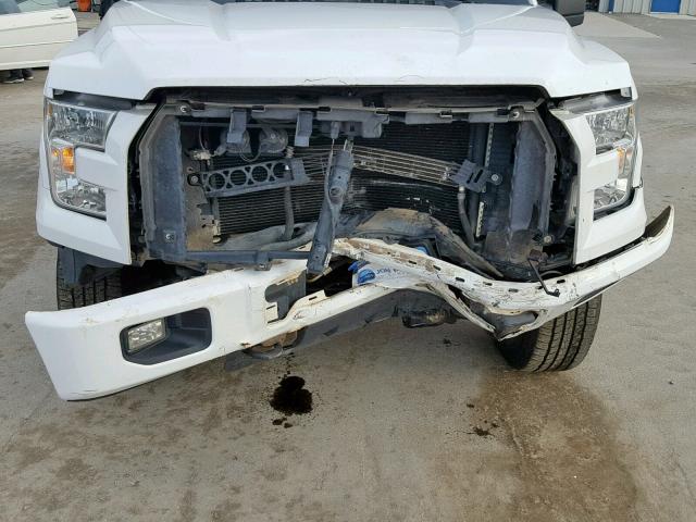 1FTFX1EF0FKE44114 - 2015 FORD F150 SUPER WHITE photo 7