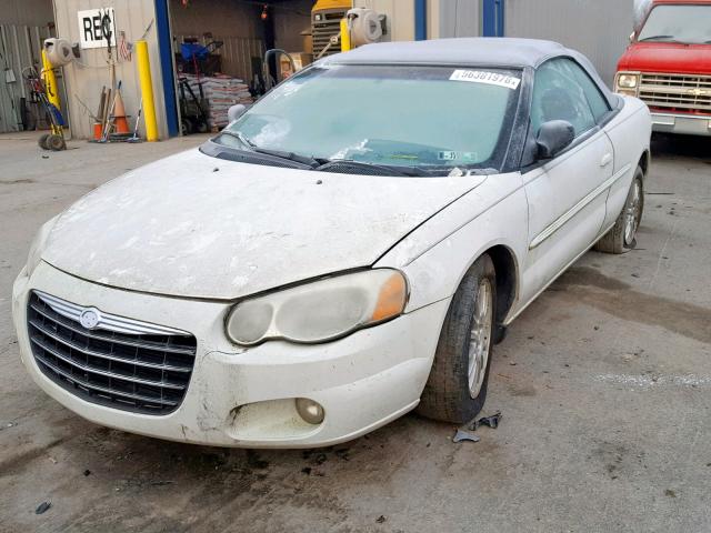 1C3EL55R74N321712 - 2004 CHRYSLER SEBRING LX WHITE photo 9