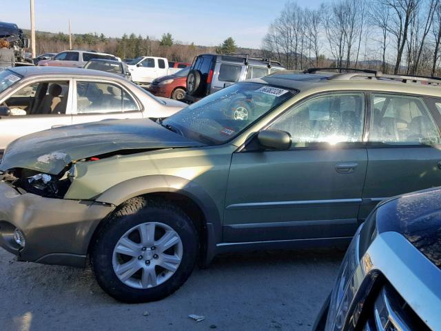 4S4BP62C657336910 - 2005 SUBARU LEGACY OUT GREEN photo 2