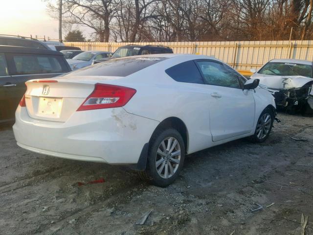 2HGFG3B17CH533896 - 2012 HONDA CIVIC EXL WHITE photo 4