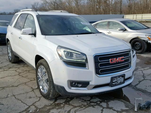 1GKKVSKD0HJ247406 - 2017 GMC ACADIA LIM WHITE photo 1