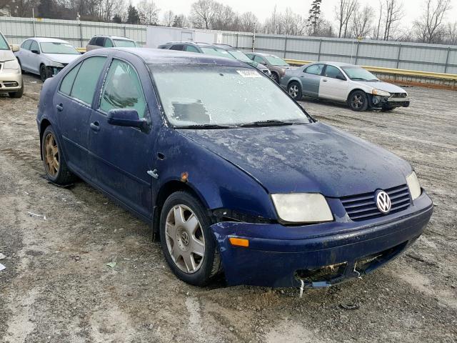 3VWSP69M81M183835 - 2001 VOLKSWAGEN JETTA GLS BLUE photo 1