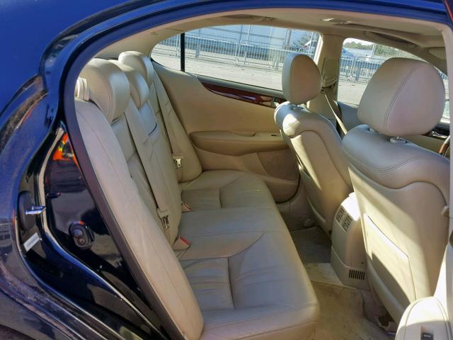 JTHBF30G925020614 - 2002 LEXUS ES 300 BLUE photo 6